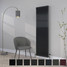 CT2-C-1800-BLACK-TH - Classic Black 2 Column Vertical Radiator H1800mm x W300mm CT2-C-1800-BLACK-TH - Classic Black 2 Column Vertical Radiator H1800mm x W300mm